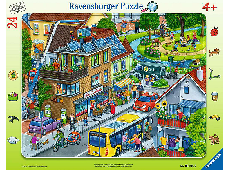 RAVENSBURGER 05245 UNSERE GRÜNE STADT Puzzle