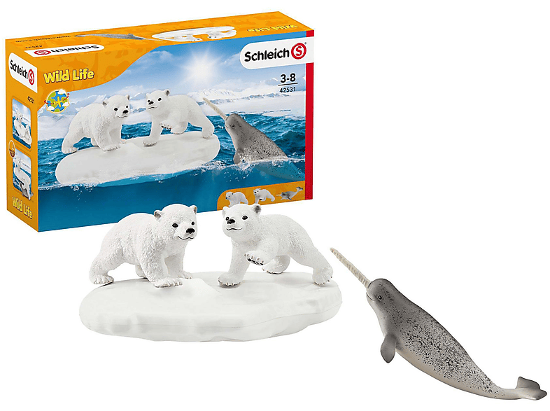 SCHLEICH 42531 EISBÄREN-RUTSCHPARTIE Spielset Mehrfarbig | MediaMarkt