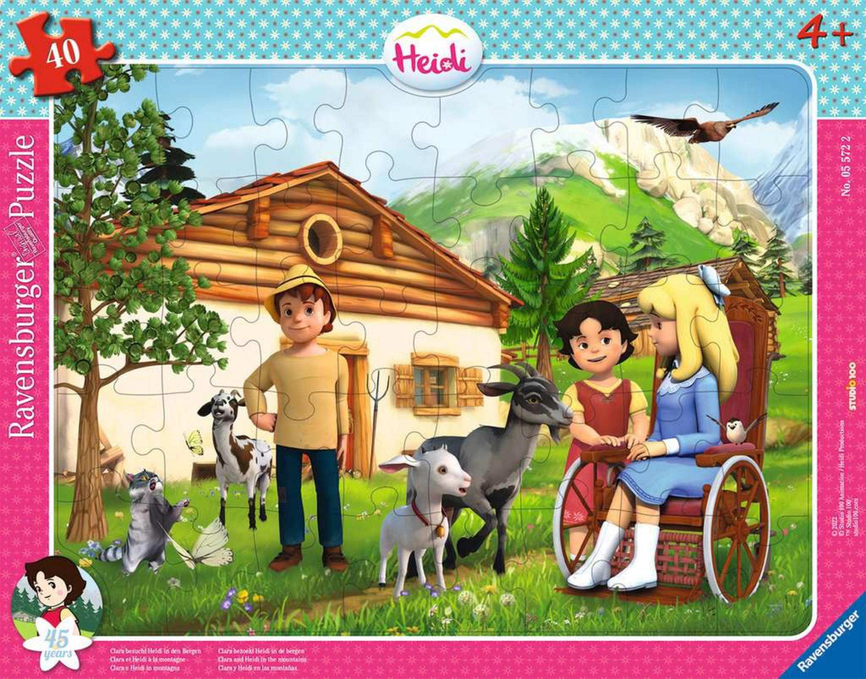 RAVENSBURGER 05572 CLARA BESUCHT HEIDI B Puzzle DEN IN