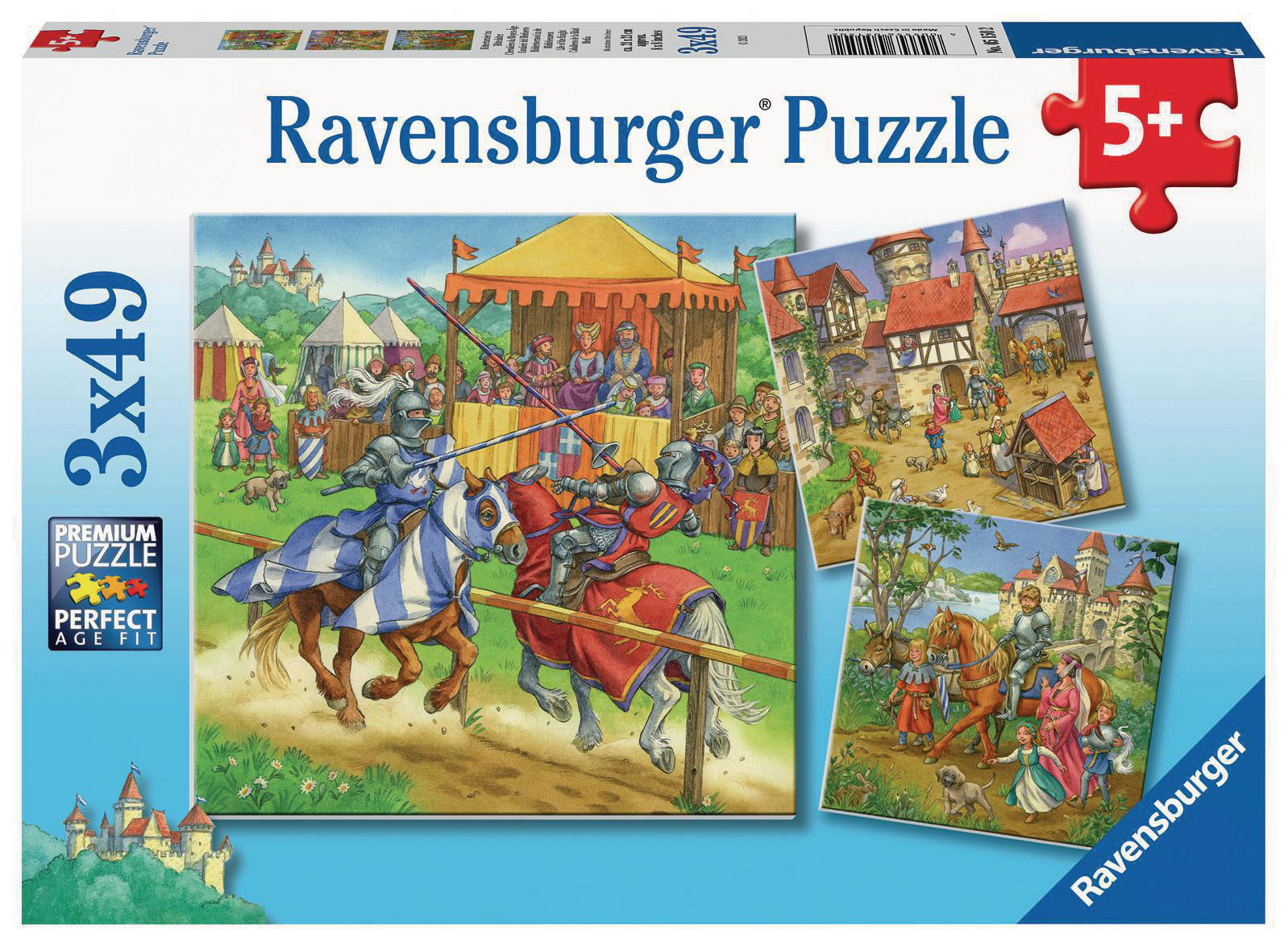 05150 RITTERTURNIER RAVENSBURGER MITTELALTER Puzzle IM