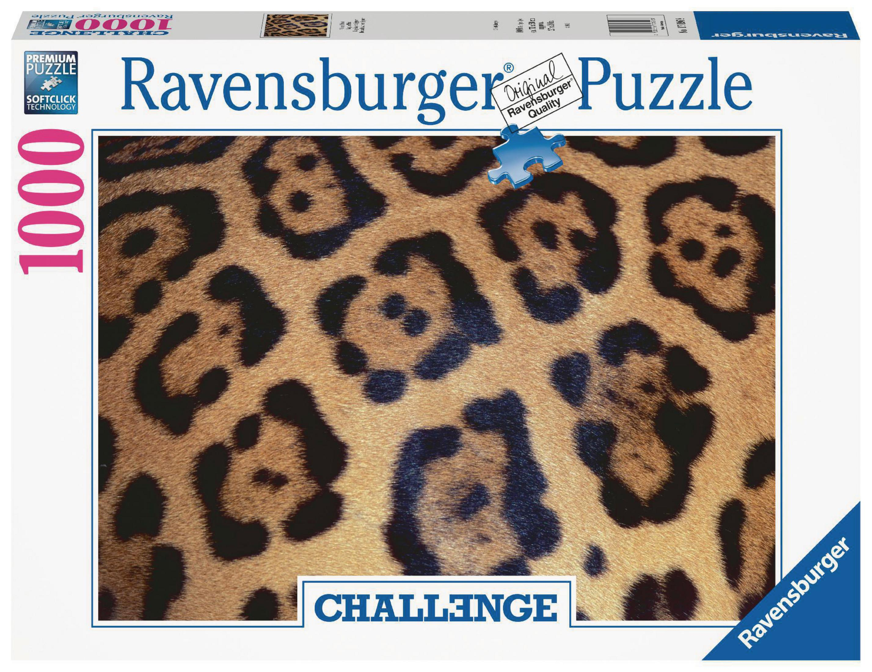 RAVENSBURGER 17096 CHALLENGE ANIMAL PRINT Puzzle 1000P