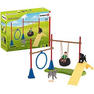 SCHLEICH 42536 SPIELSPASS FÜR HUNDE Spielset Mehrfarbig