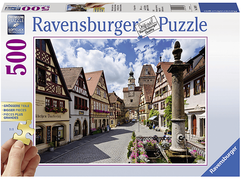 Puzzle 13607 OB ROTHENBURG TAUBER RAVENSBURGER DER