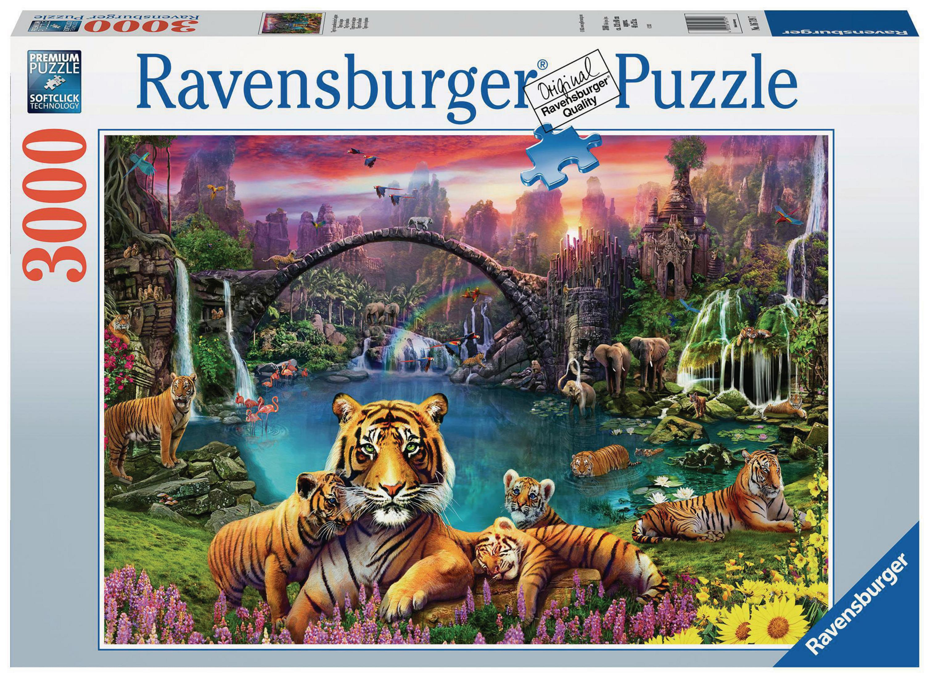 RAVENSBURGER IN PARADIESISCHER LAGU 16719 Puzzle TIGER