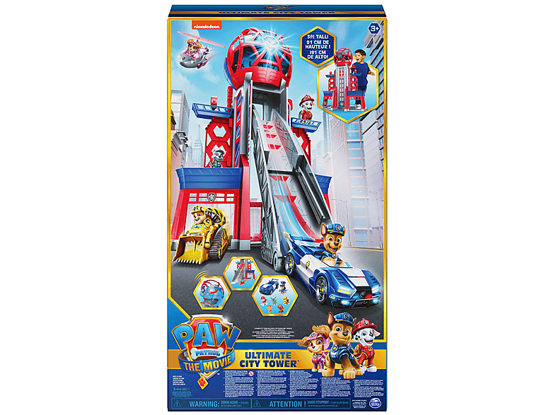 SPIN MASTER 36352 PAW MOVIE ADVENTURE CITY LIFESIZE TOWER Spielset Mehrfarbig