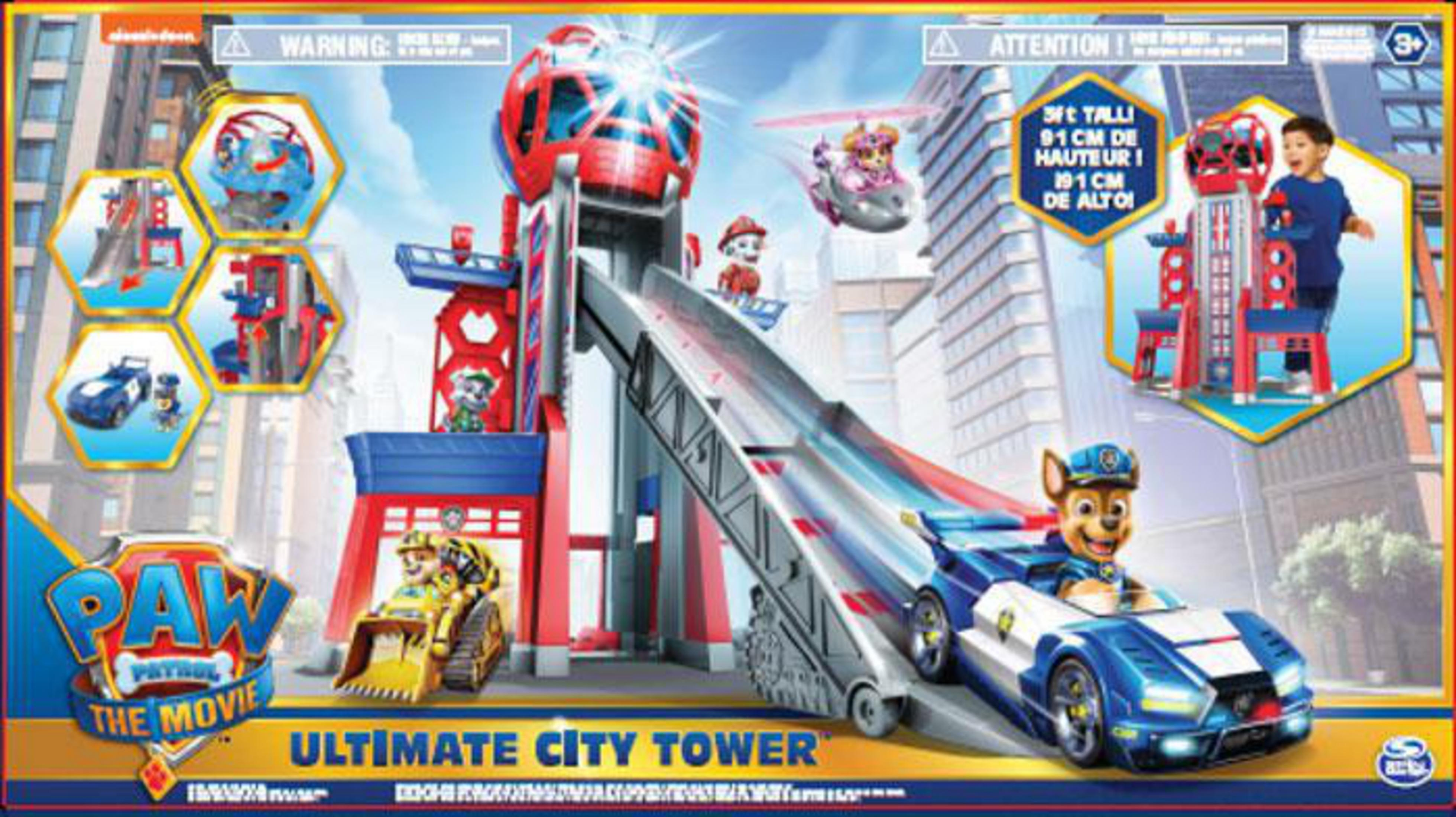 CITY ADVENTURE MOVIE MASTER LIFESIZE SPIN PAW Mehrfarbig Spielset 36352 TOWER