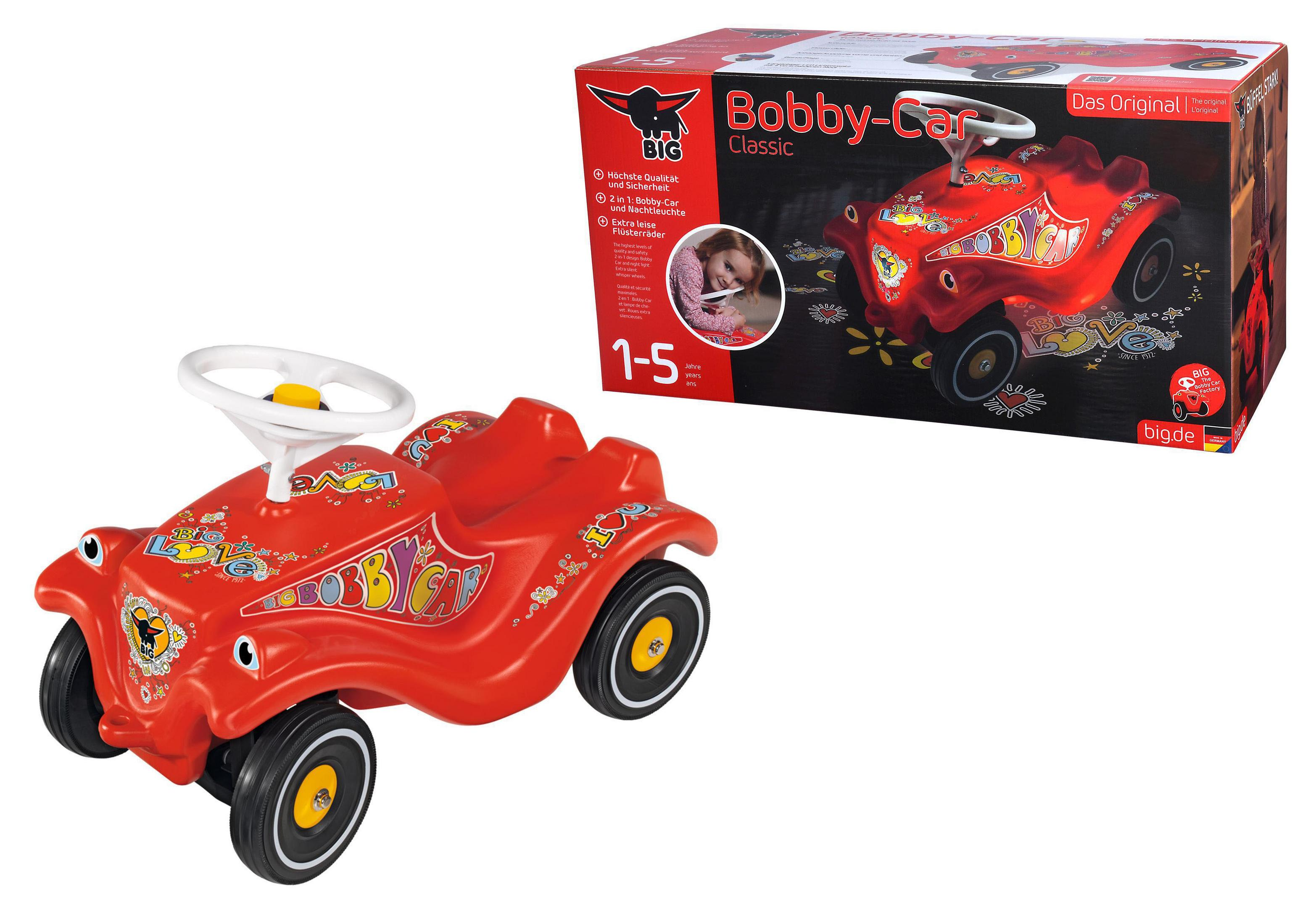 Kinderrutschfahrzeug LUMI 800056151 CLASSIC BOBBY Rot CAR BIG
