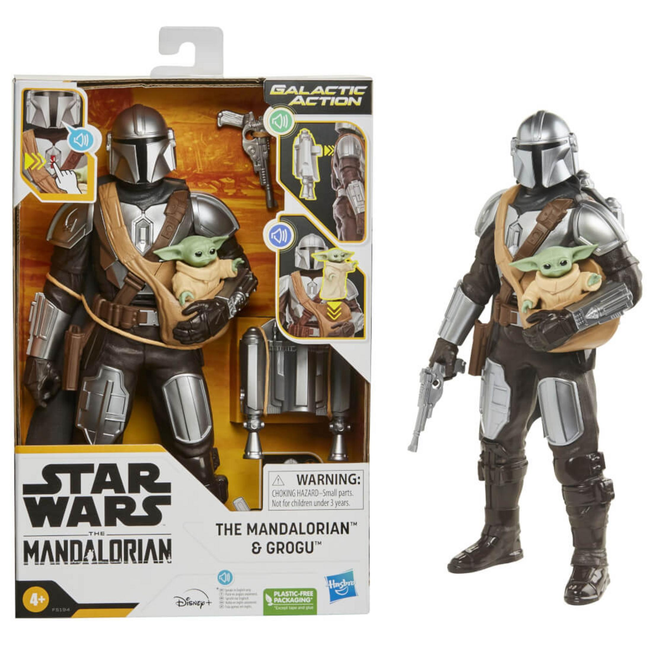 AND SW HASBRO F5194100 GALACTIC ACTION Actionfigur GROGU MANDALORIAN Mehrfarbig