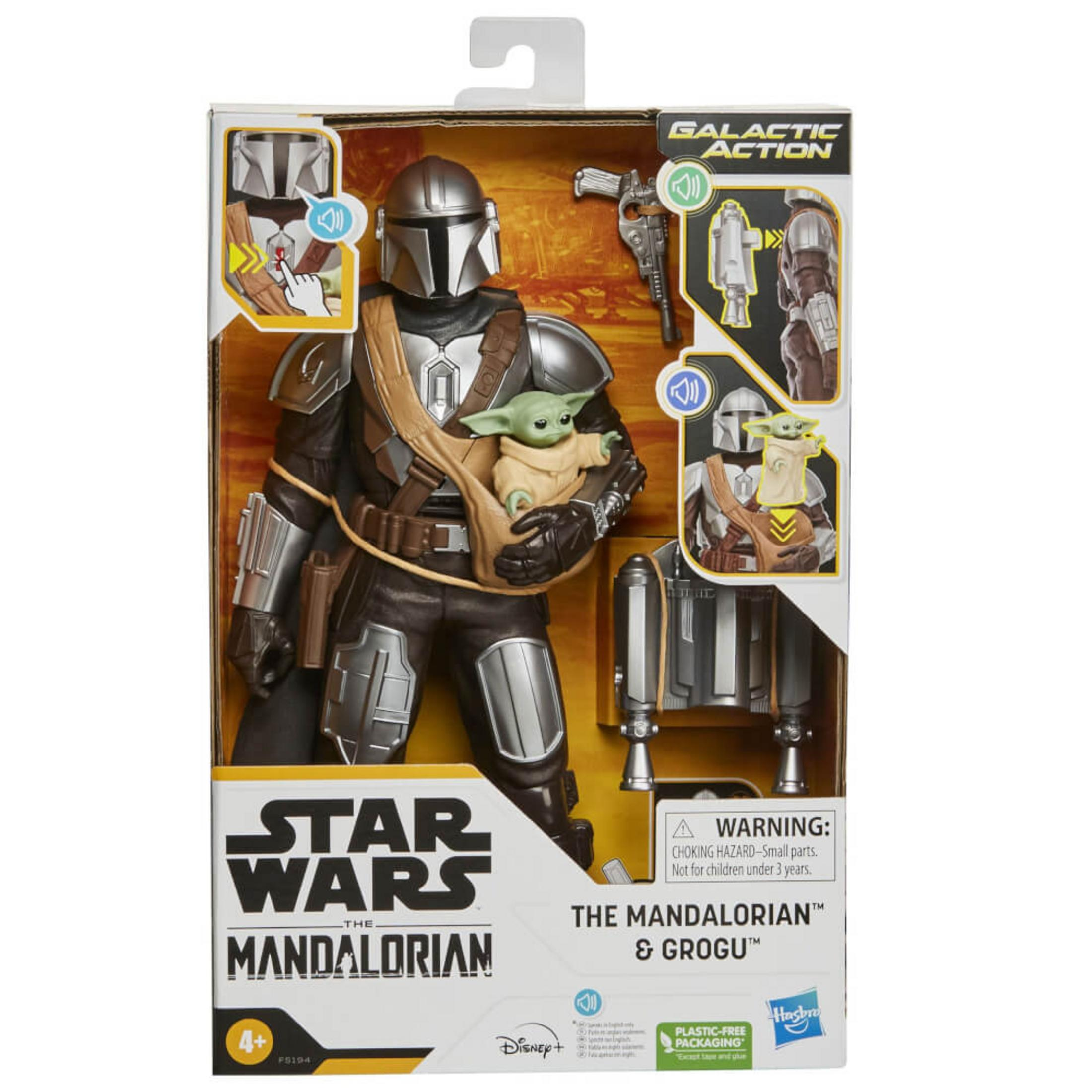 AND SW HASBRO F5194100 GALACTIC ACTION Actionfigur GROGU MANDALORIAN Mehrfarbig