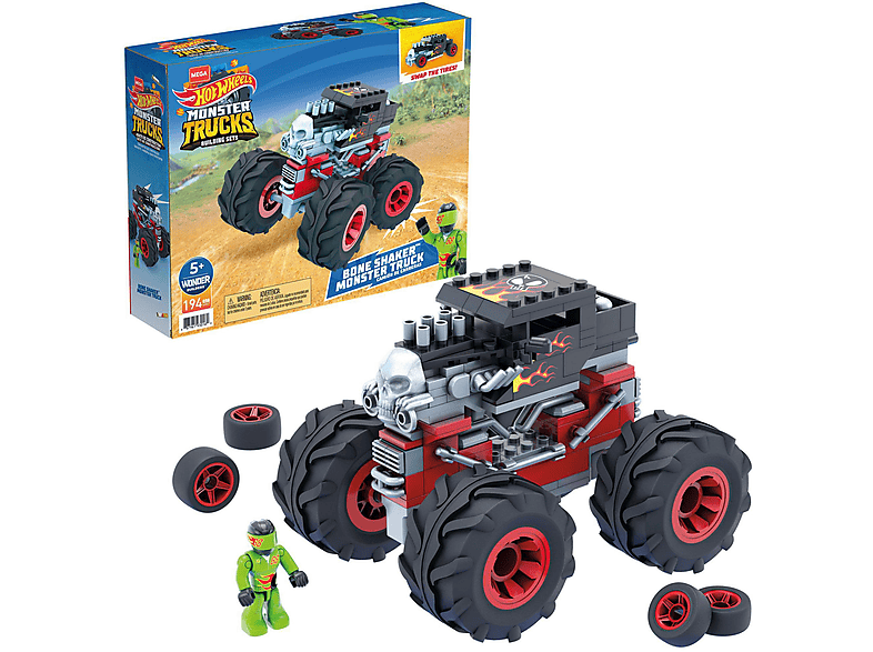 MEGA CONSTRUX GVM14 HOT WHEELS MONSTER TRUCKS SORTIMENT Spielzeugauto, Farbauswahl nicht möglich