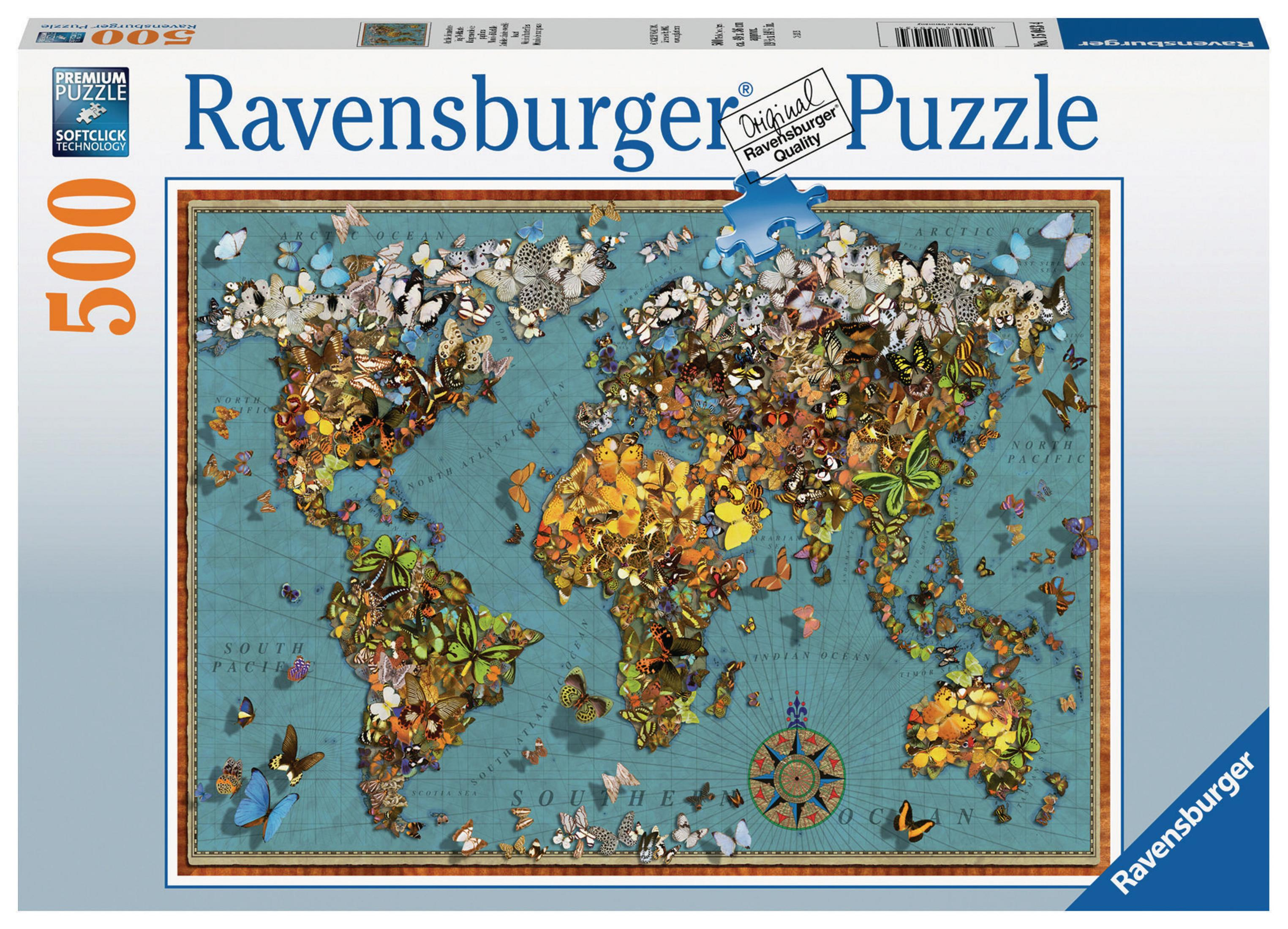 Puzzle SCHMETTERLING-WELTKAR RAVENSBURGER ANTIKE 15043