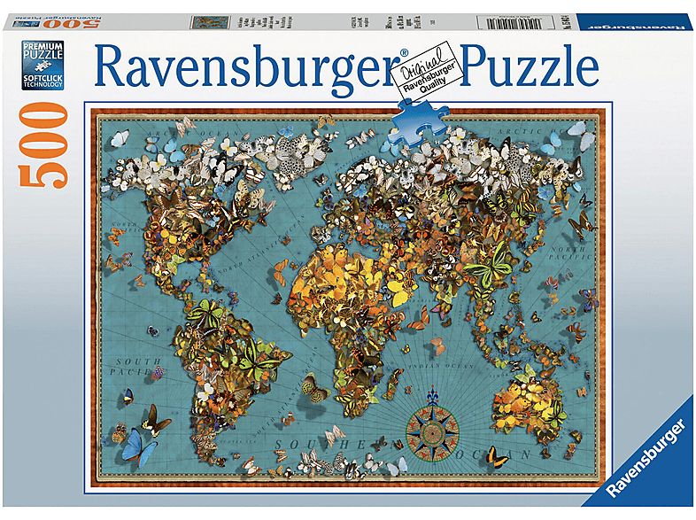 RAVENSBURGER 15043 ANTIKE SCHMETTERLING-WELTKAR Puzzle
