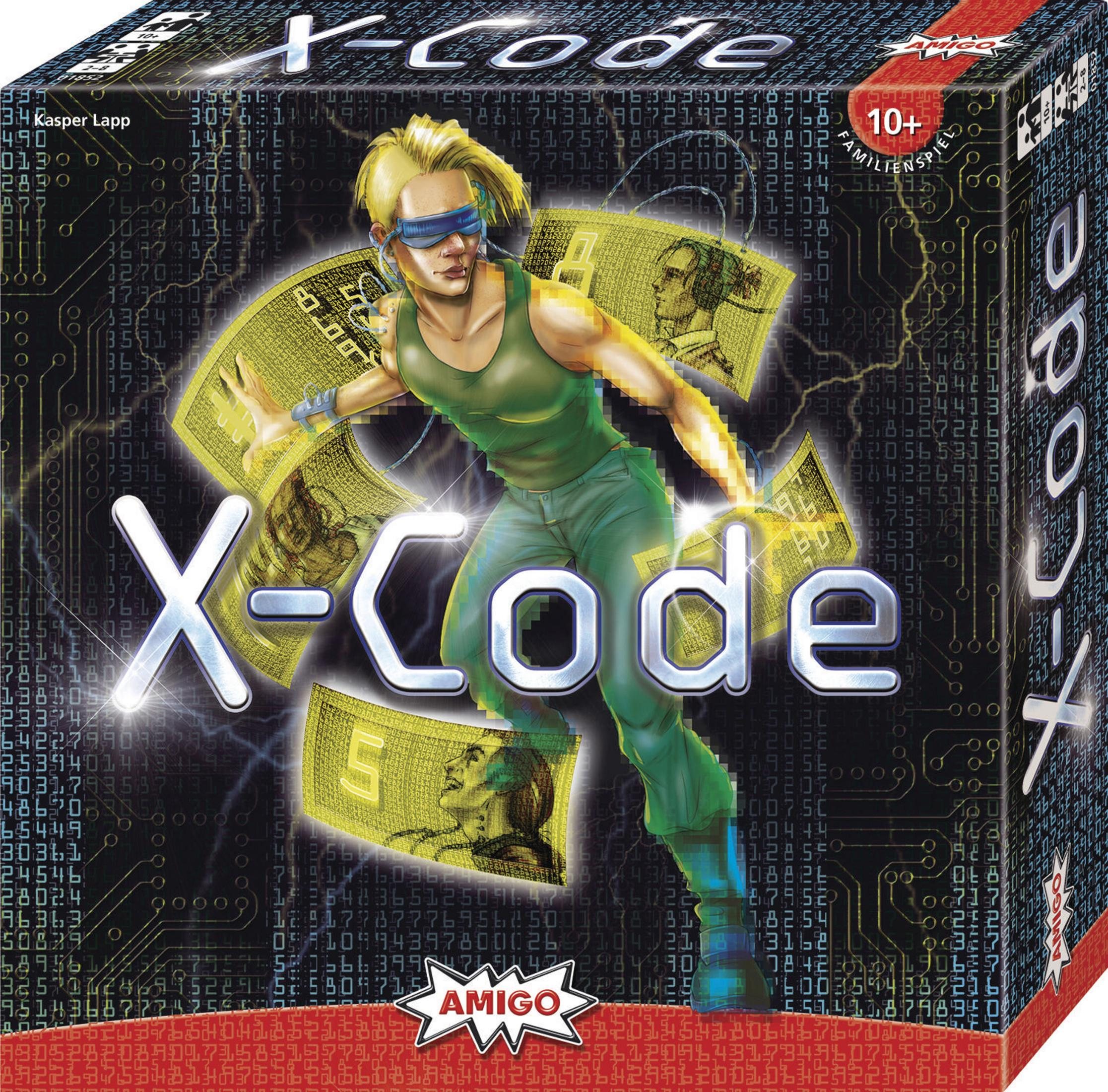 X-CODE Mehrfarbig 01852 Gesellschaftsspiel AMIGO