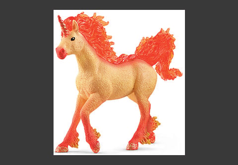 Figurine Étalon licorne de feu élementa, criniere et queue transparentes, Pour enfants des 4 ans, Schleich 70756 Bayala Figurine Étalon licorne de feu élementa, criniere et queue transparentes, Pour enfants des 4 ans, Schleich 70756 Bayala