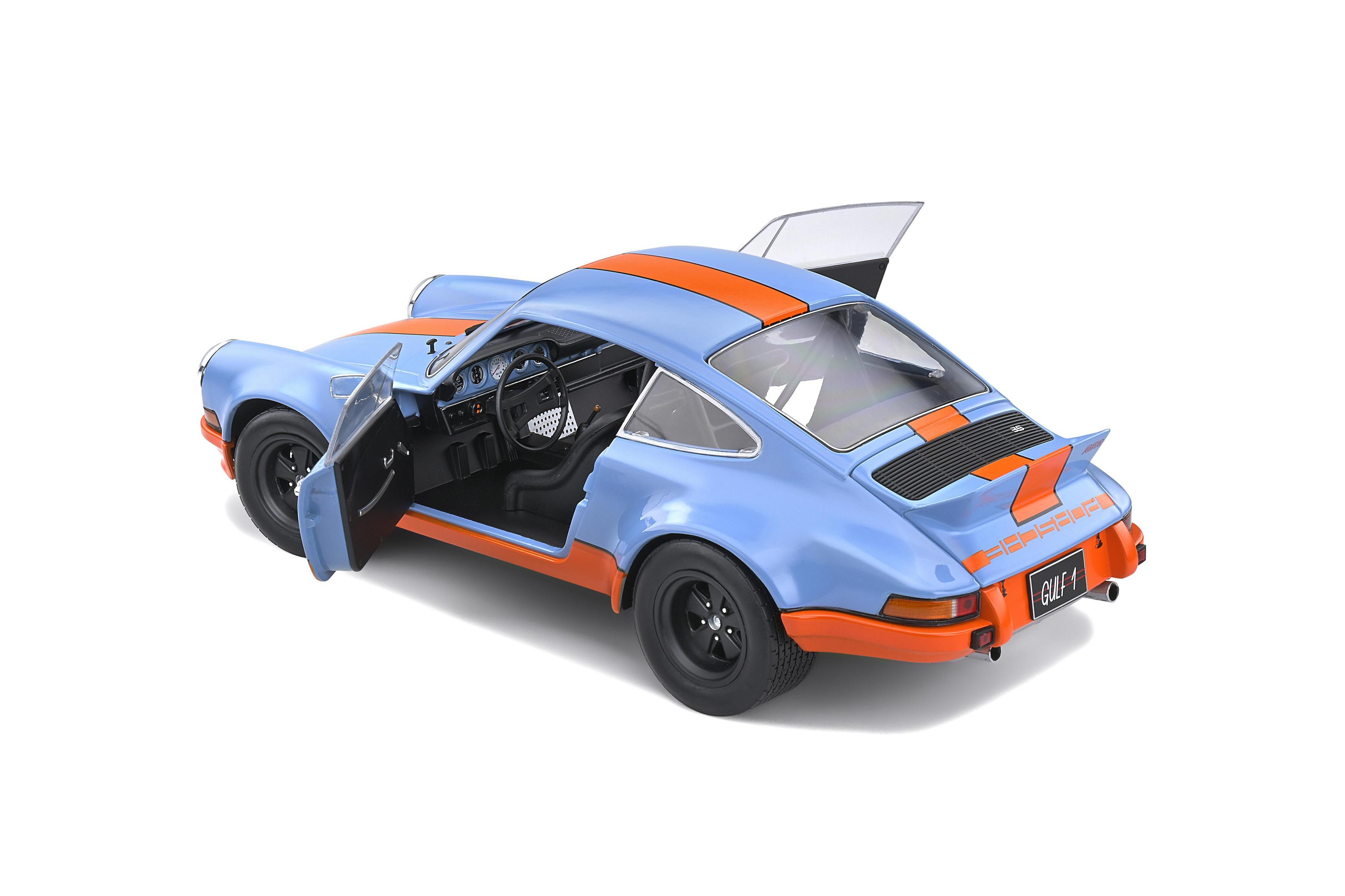 Blau/Orange Spielzeugmodellauto 421181060 PORSCHE GULF SOLIDO RSR 1:18 911