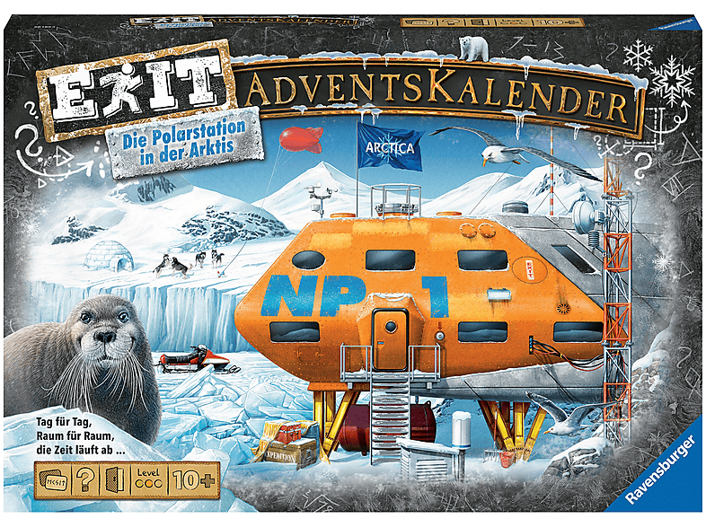 Familienspiel PO ADVENTSKALENDER RAVENSBURGER \