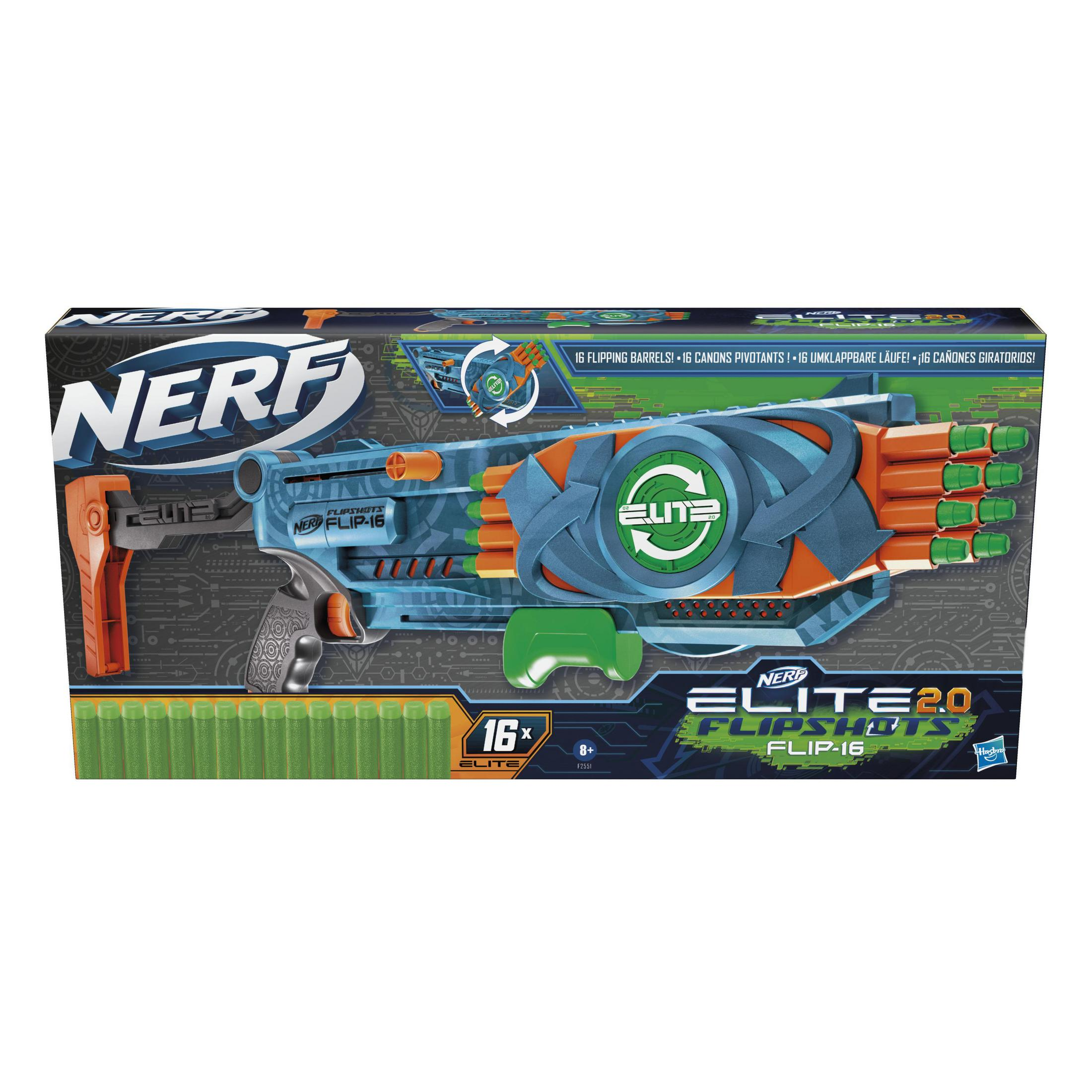 NER F2551EU4 16 Mehrfarbig 2.0 ELITE Blaster FLIP NERF