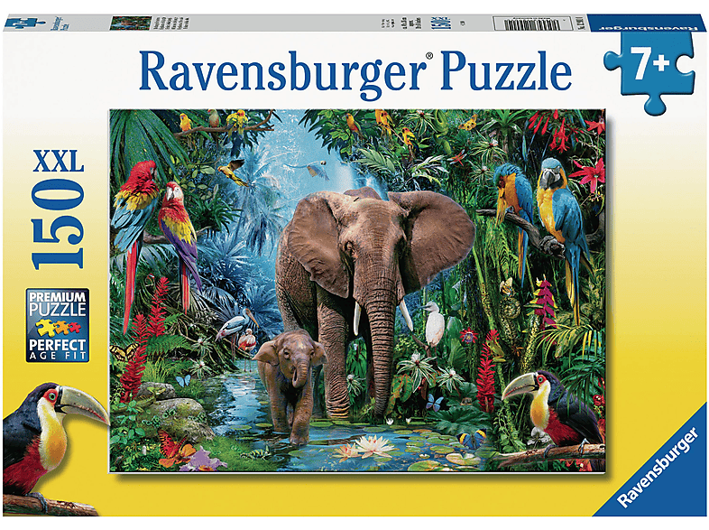 DSCHUNGELELEFANTEN 12901 Puzzle RAVENSBURGER