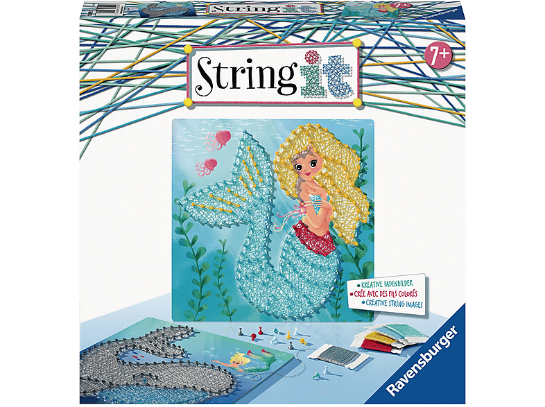 RAVENSBURGER 18092 STRING IT MIDI: OCEAN Pinspielzeug Mehrfarbig