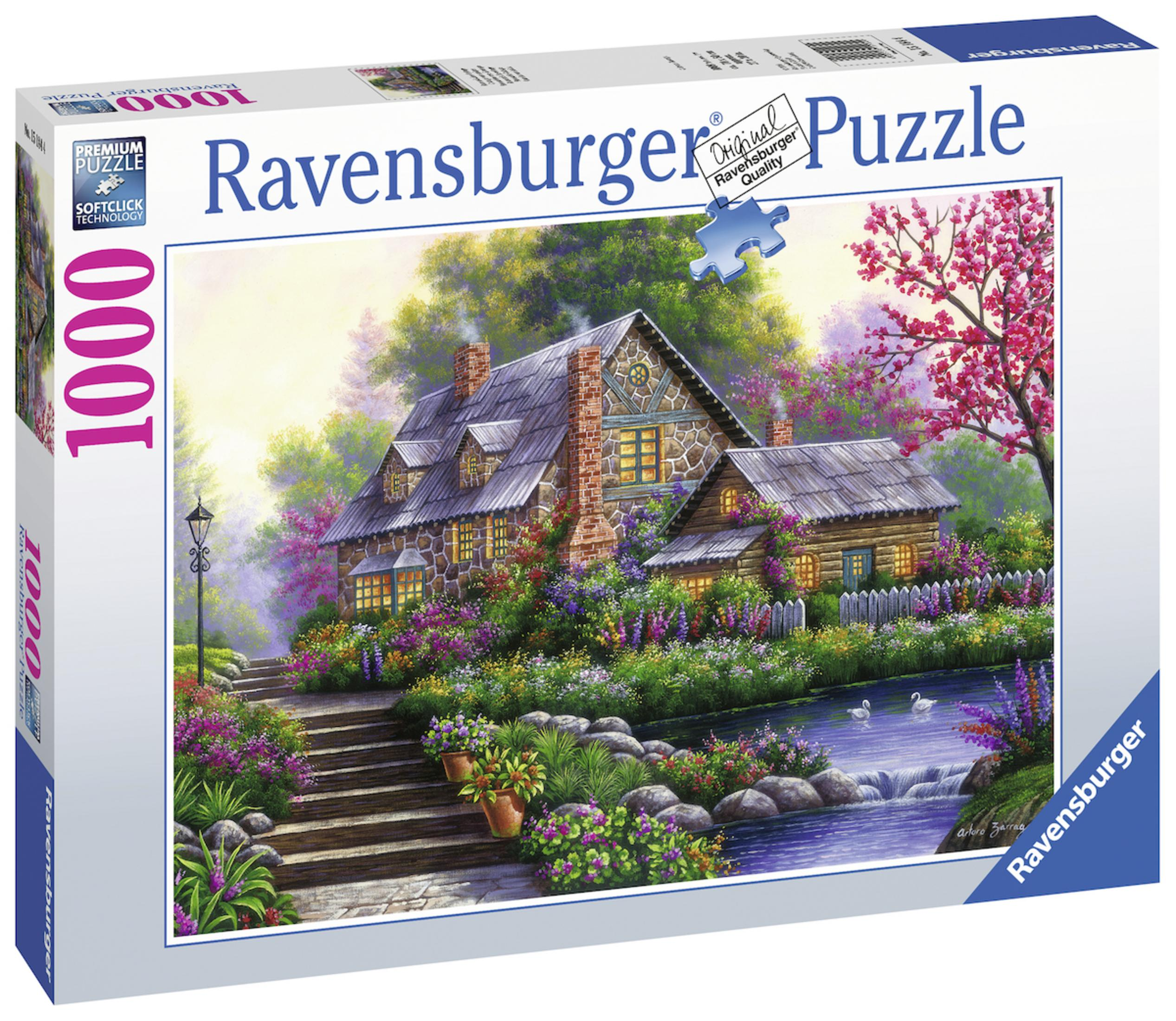 COTTAGE Puzzle ROMANTISCHES RAVENSBURGER 15184