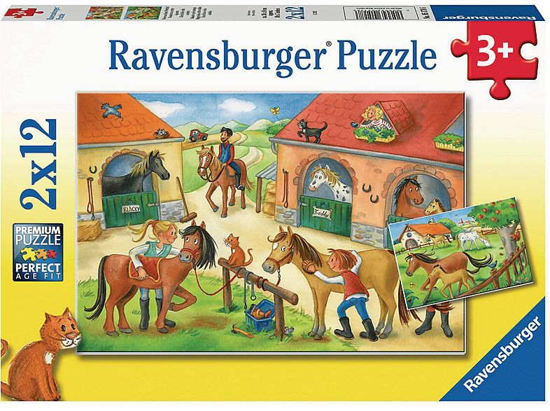 RAVENSBURGER 05178 FERIEN AUF DEM PFERDEHOF Puzzle