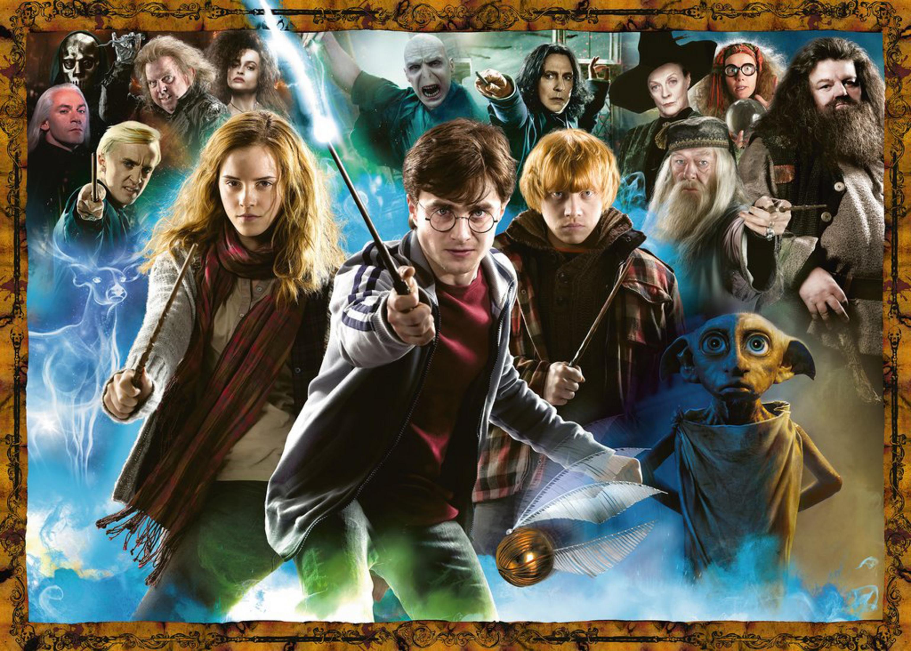 Harry Potter Puzzle mit Charakteren aus den Filmen.
