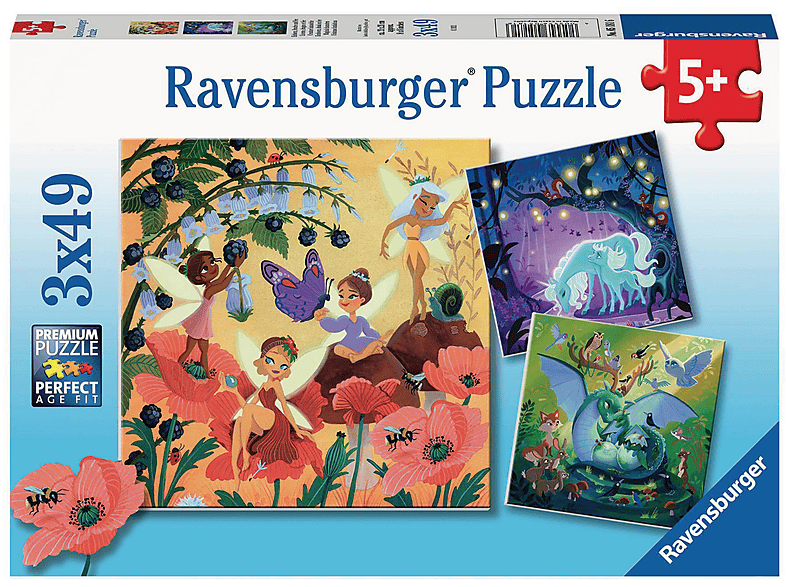 RAVENSBURGER 05181 EINHORN UND DRACHE FEE Puzzle