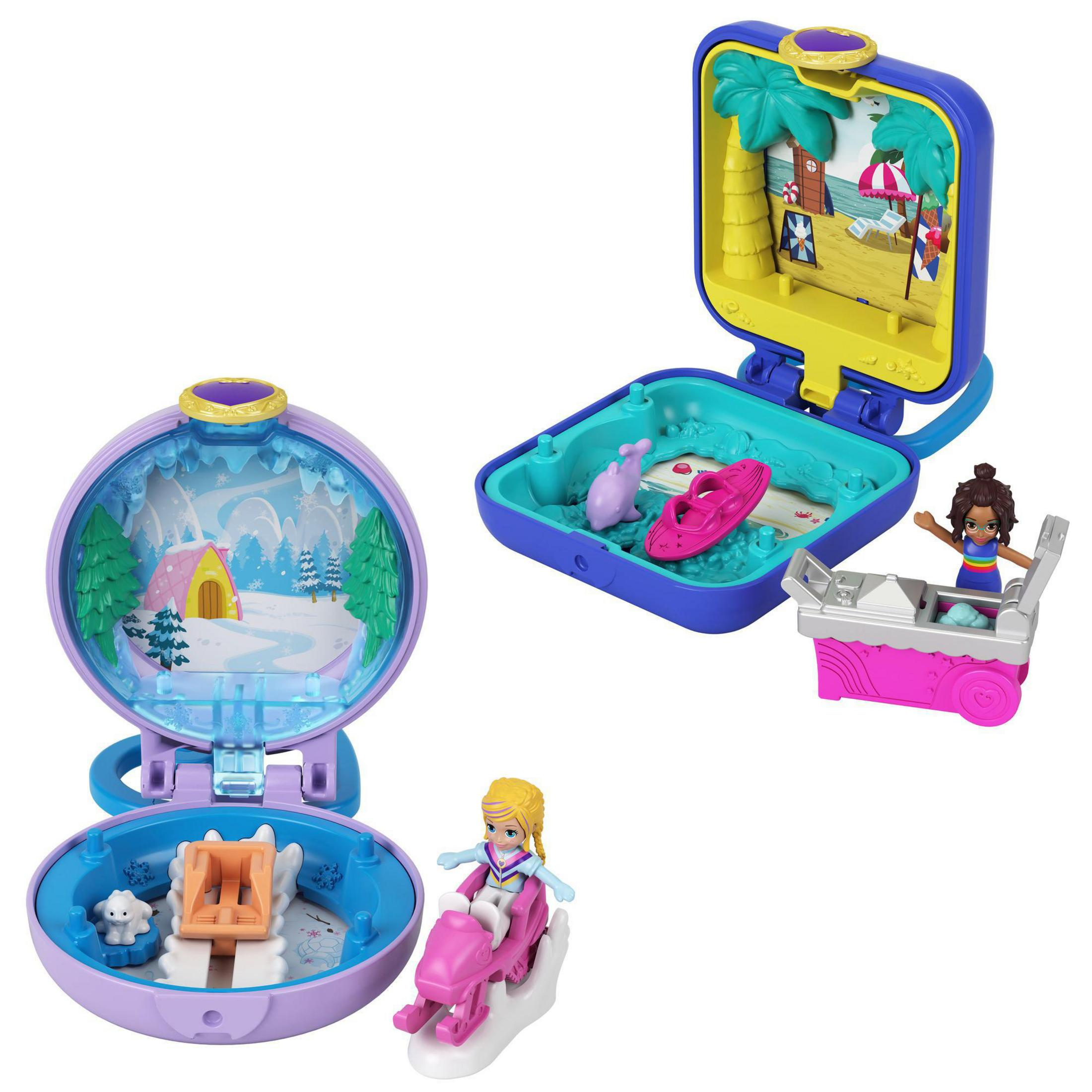 POLLY POCKET GKJ40 nicht möglich Farbauswahl MINI-SCHATULLE Spielset SORTIMENT