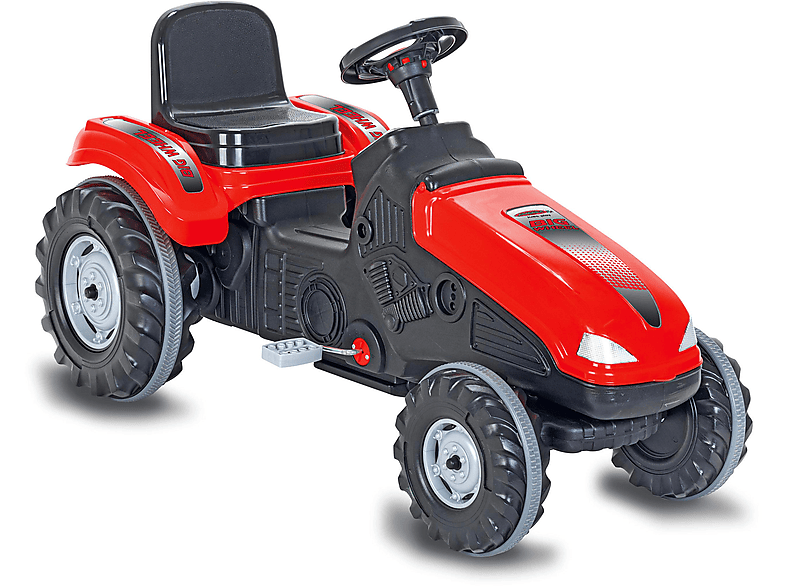 JAMARA 460835 TRETTRAKTOR BIG WHEEL ROT Kinderfahrzeug Rot