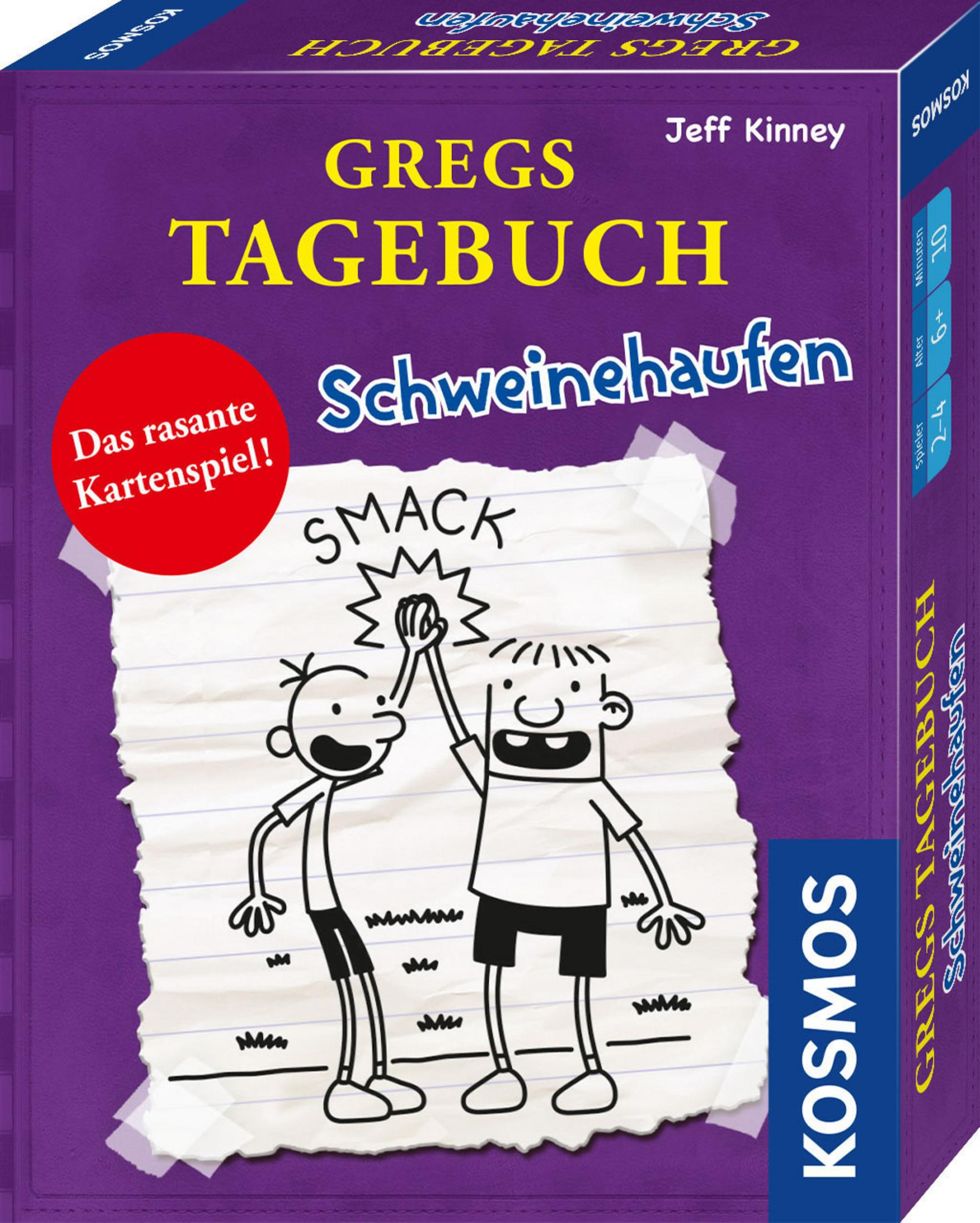741747 Kartenspiel KOSMOS TAGEBUCH-SCHWEINEHAUFEN GREGS Mehrfarbig (KARTENSPIEL)