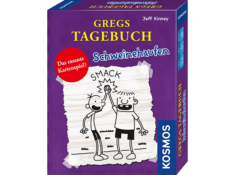 KOSMOS 741747 GREGS TAGEBUCH-SCHWEINEHAUFEN (KARTENSPIEL) Kartenspiel Mehrfarbig