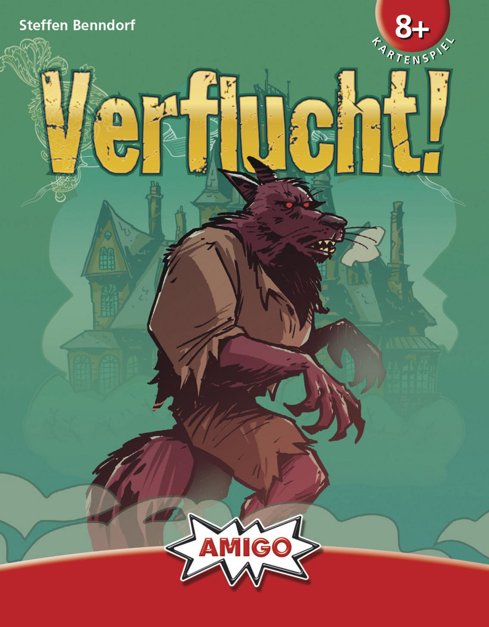 Eine Brettspielbox mit einer Werwolf-Illustration.