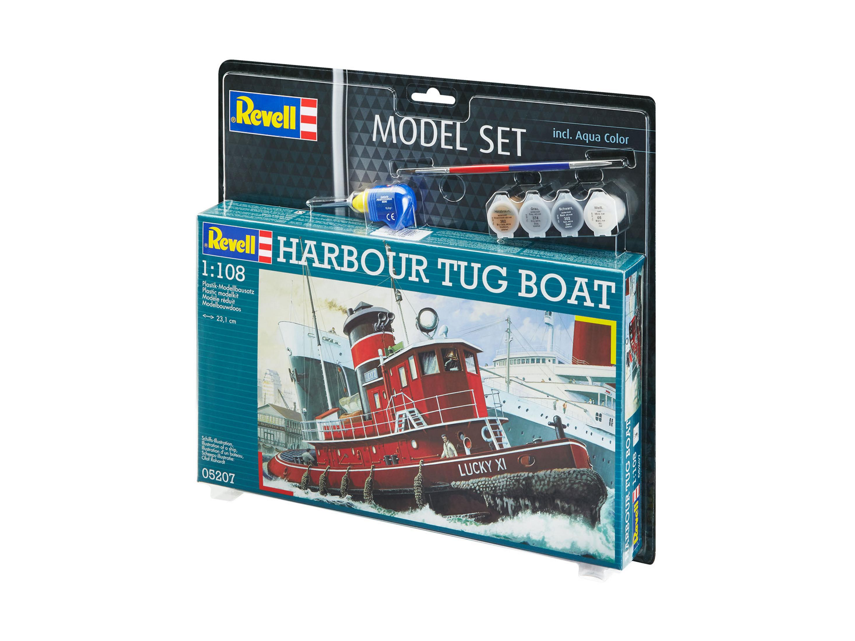 REVELL 65207 MODEL SET BOAT TUG HARBOUR Mehrfarbig Bausatz