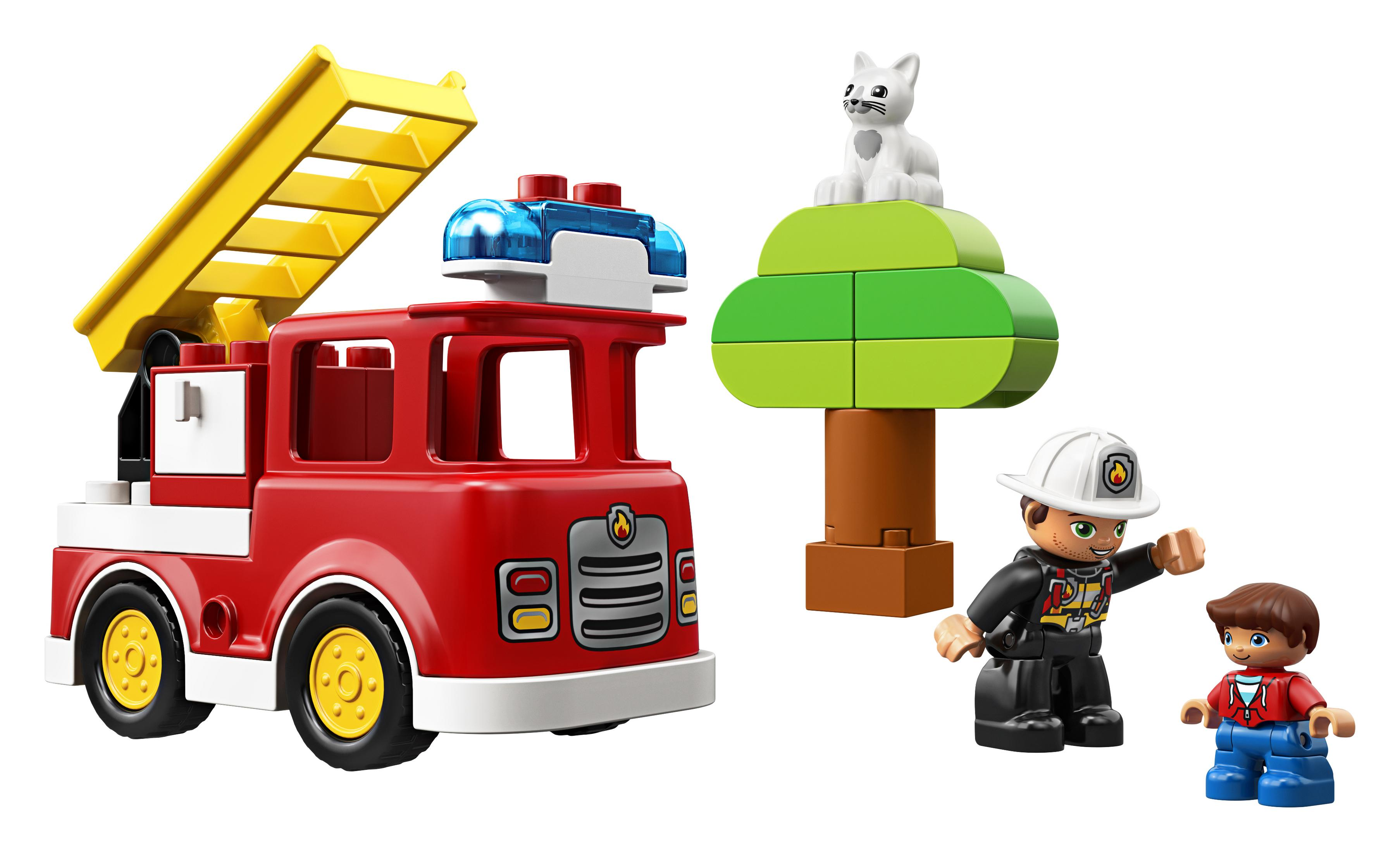 LEGO Bausatz, FEUERWEHRAUTO Mehrfarbig 10901