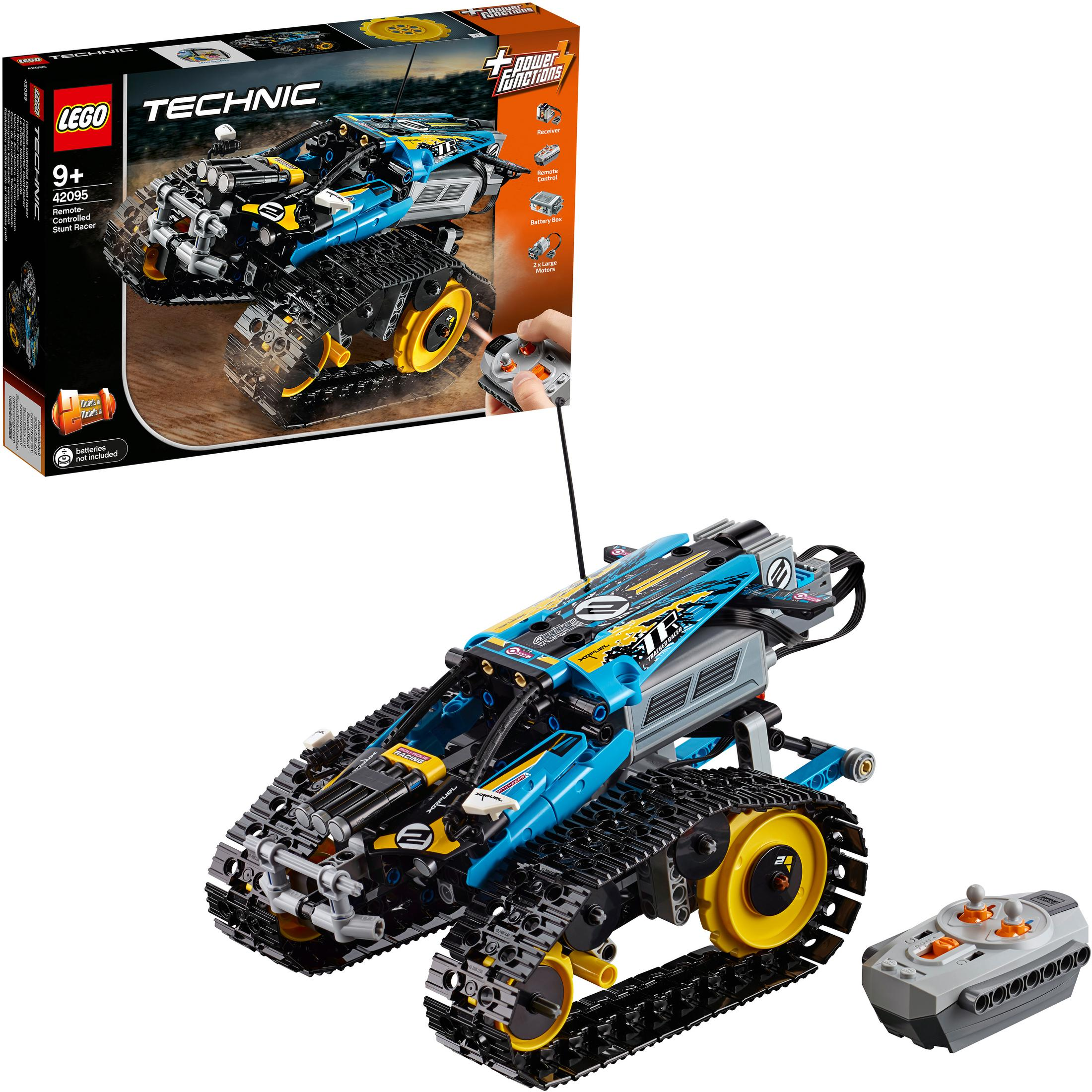 LEGO 42095 TECHNIC FERNGESTEUERTER Bausatz, STUNT-RACER Mehrfarbig