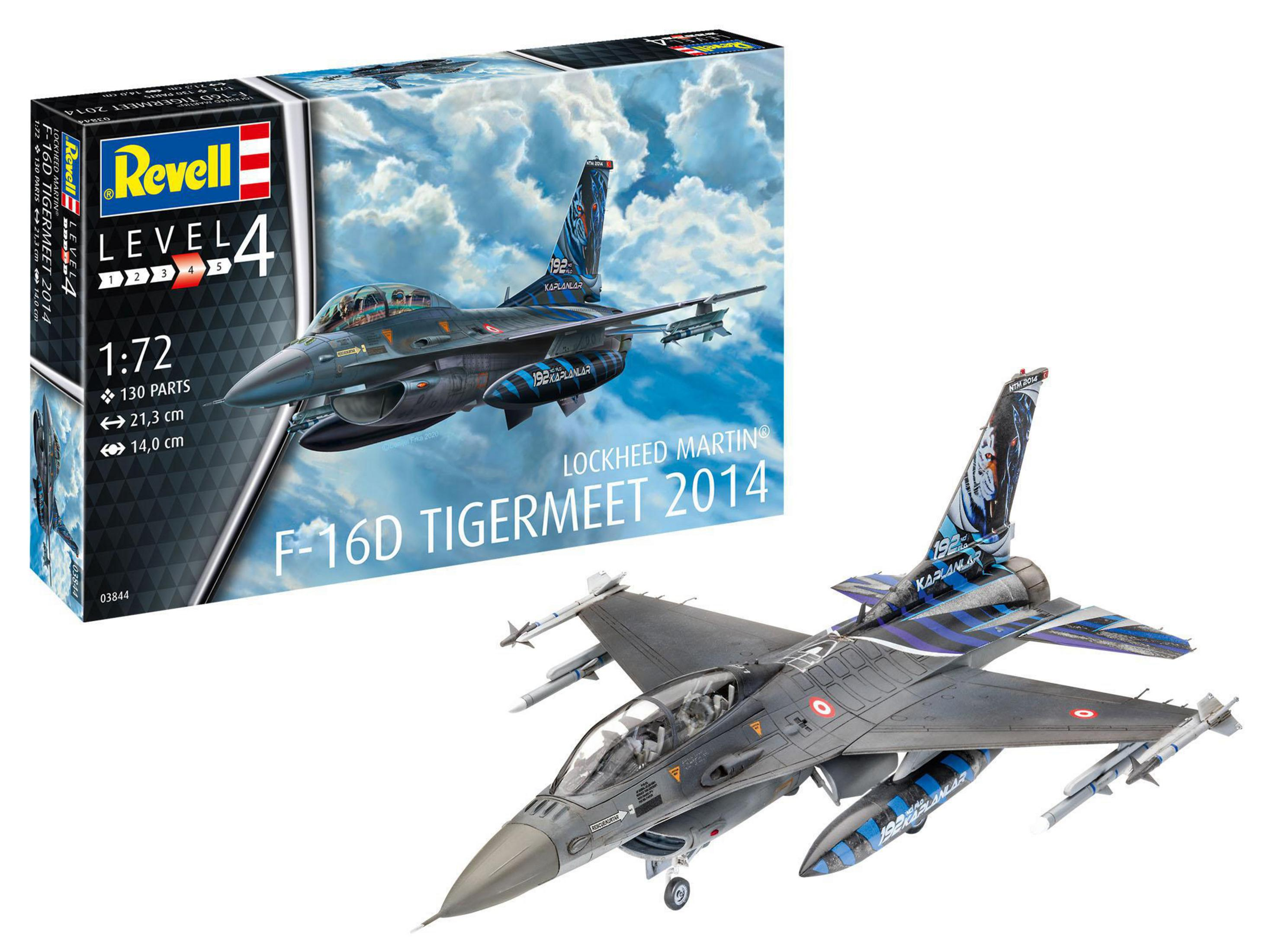 REVELL 63844 MODEL SET F-16D Mehrfarbig FALCON FIGHTING Modellbausatz