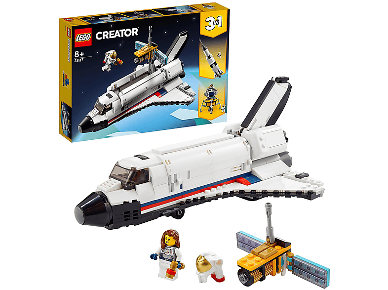 LEGO 31117 Bausatz, SPACESHUTTLE-ABENTEUER Mehrfarbig