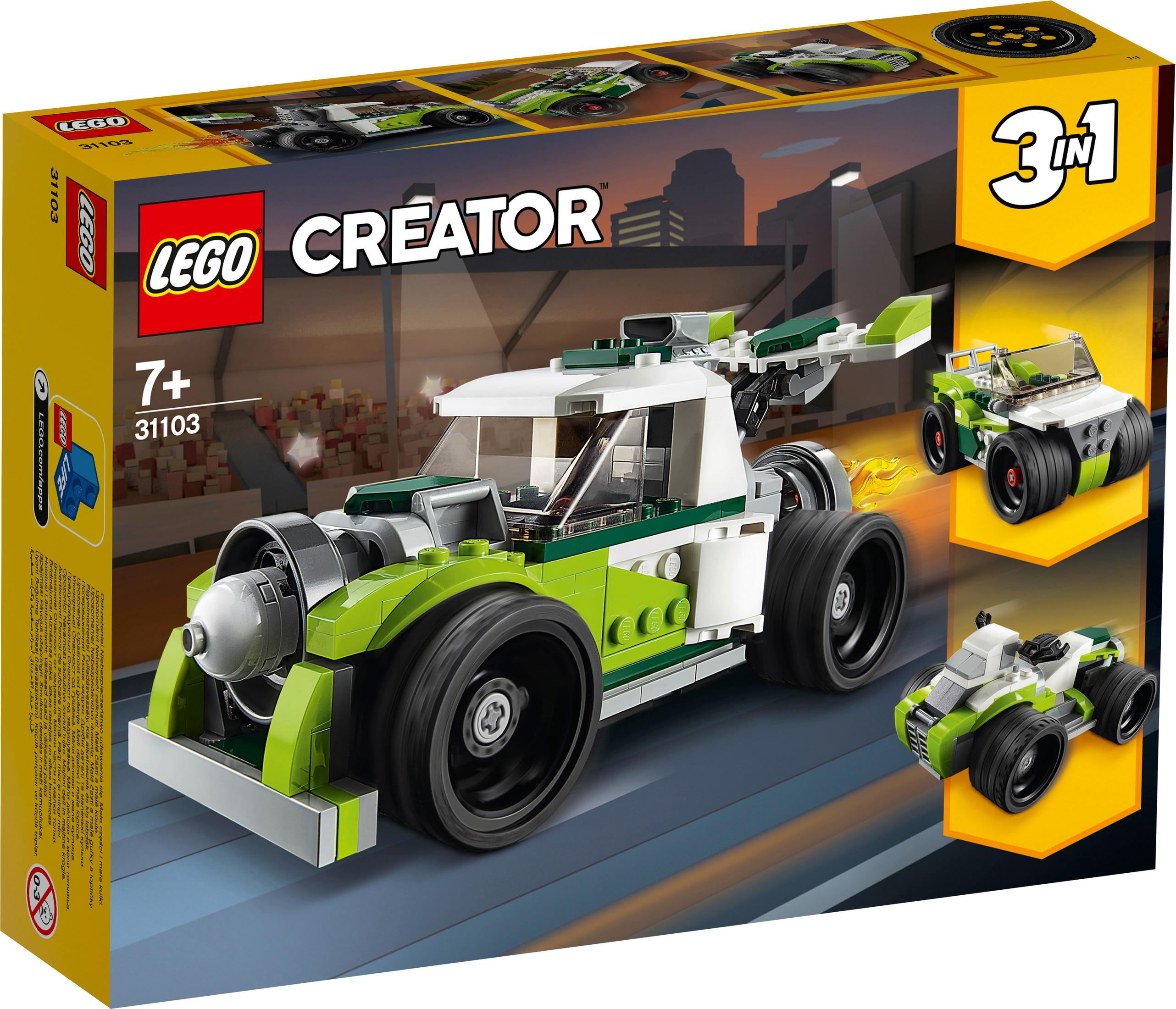 Mehrfarbig Bausatz, RAKETEN-TRUCK LEGO 31103