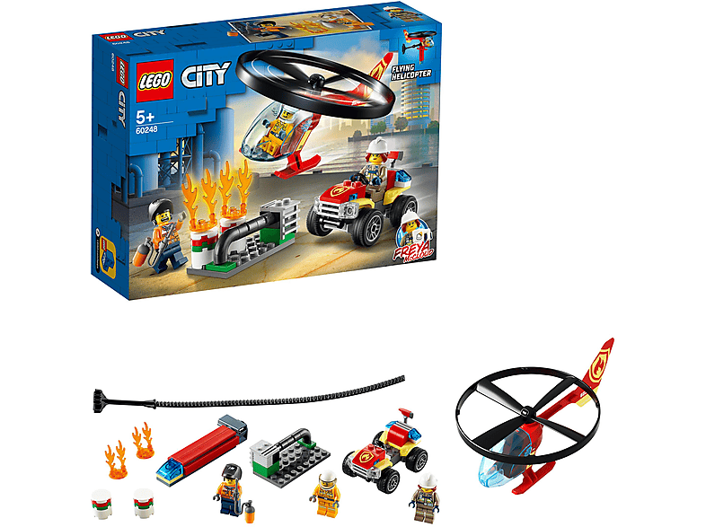 LEGO 60248 EINSATZ MIT DEM FEUERWEHRHUBSCHRAUBER Bausatz SATURN