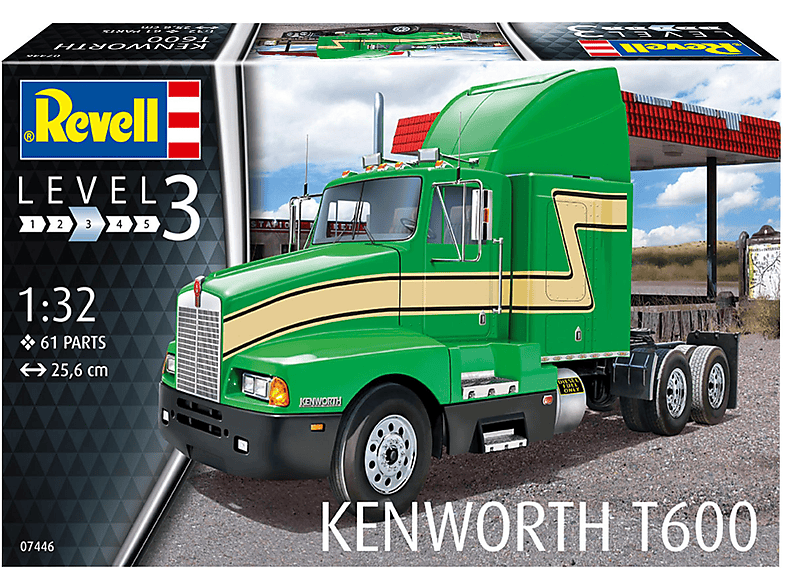 REVELL 07446 Mehrfarbig KENWORTH ONLINE) Bausatz, (NUR T600