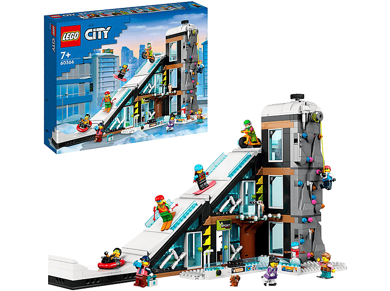 Set de juguetes de construcción LEGO® City 60366 Centro de Esquí y Escalada (1054 piezas)