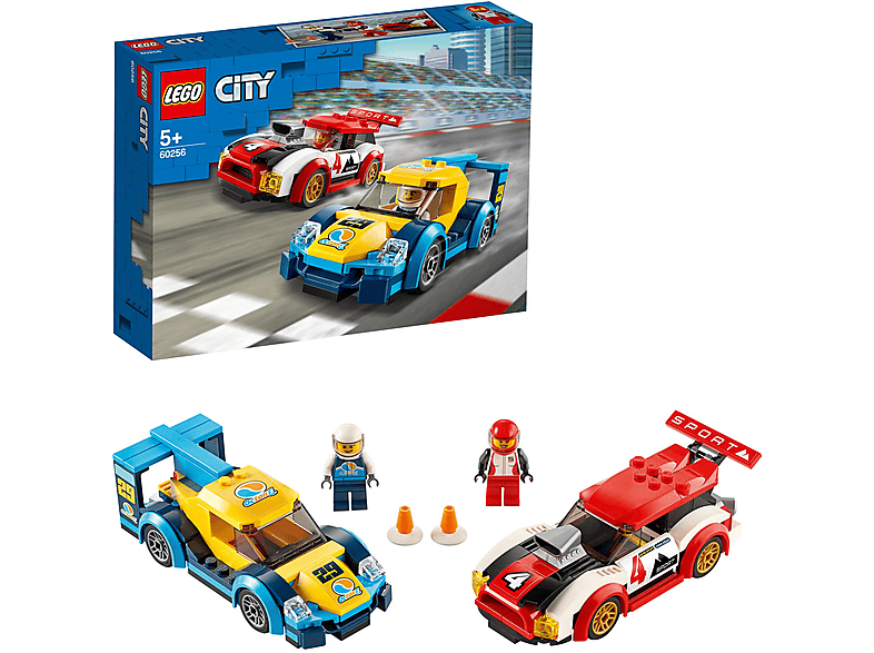 LEGO 60256 RENNWAGEN-DUELL Mehrfarbig Bauset
