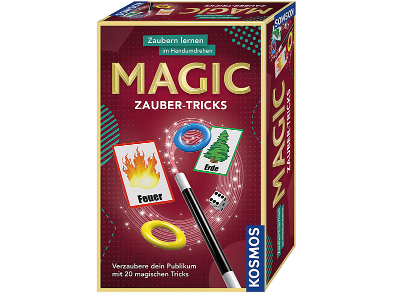 KOSMOS 657413 ZAUBER-TRICKS Zaubertricks, Mehrfarbig