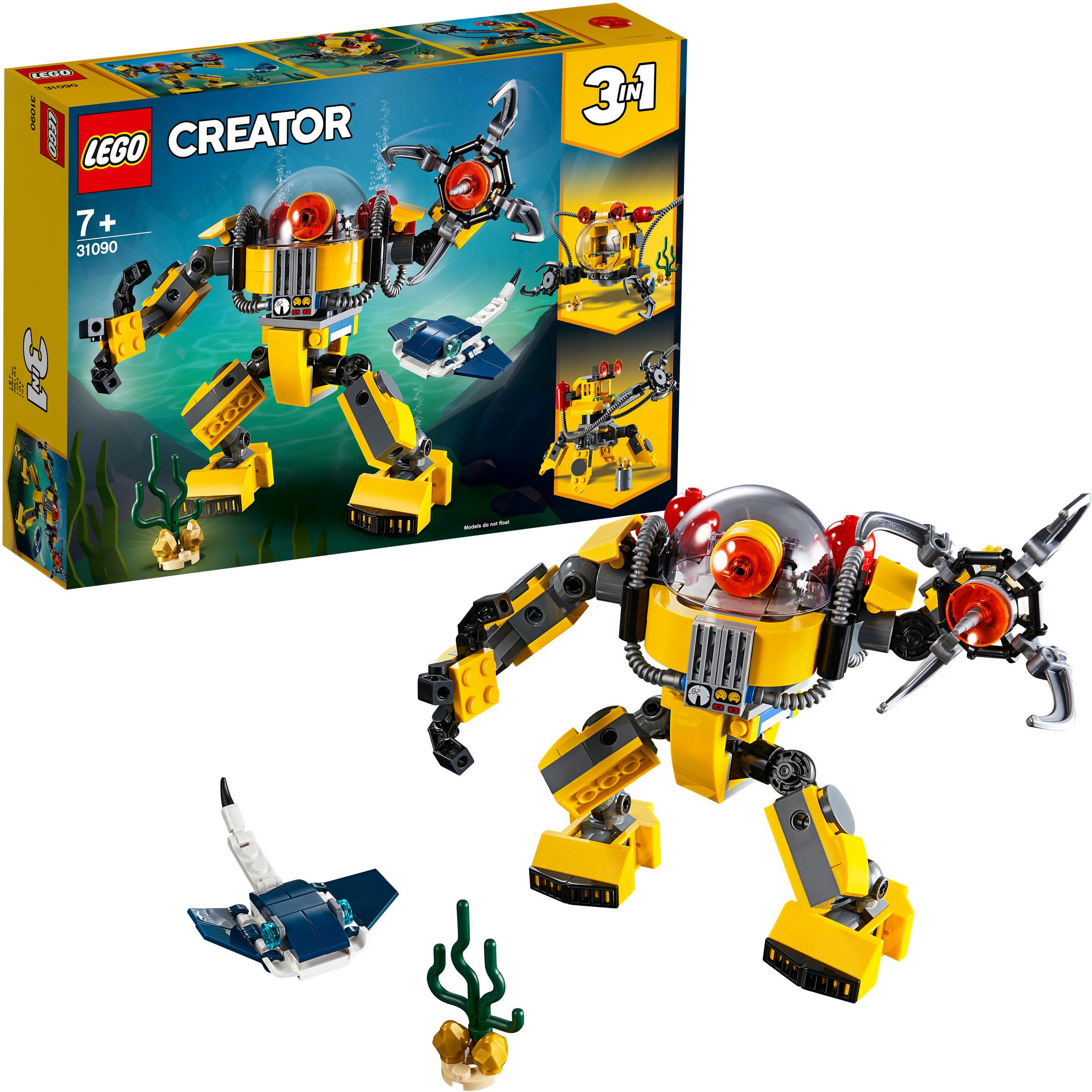 LEGO UNTERWASSER-ROBOTER 31090 Bausatz, Mehrfarbig