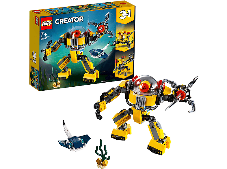 LEGO 31090 UNTERWASSER-ROBOTER Bausatz, Mehrfarbig