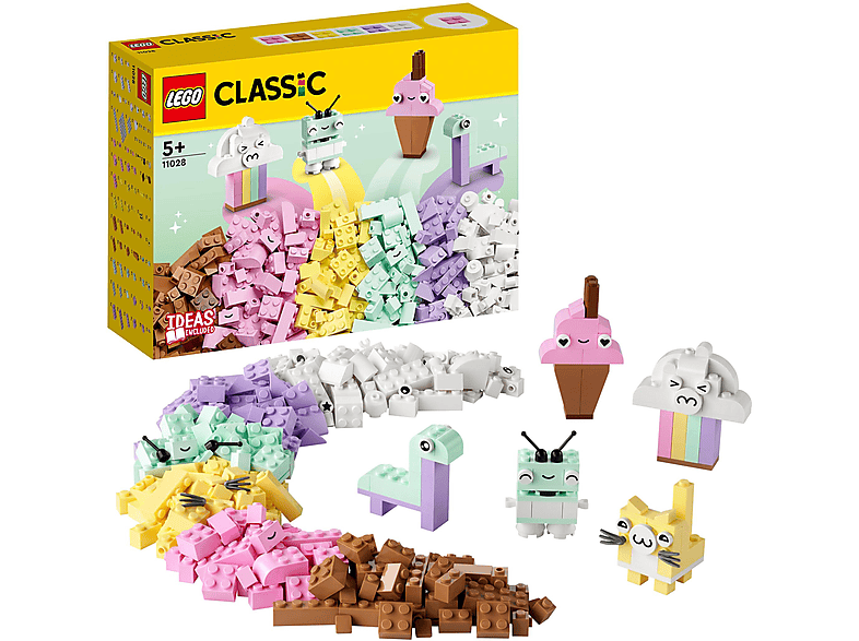 PASTELL Bausatz, KREATIV-BAUSET LEGO Mehrfarbig 11028