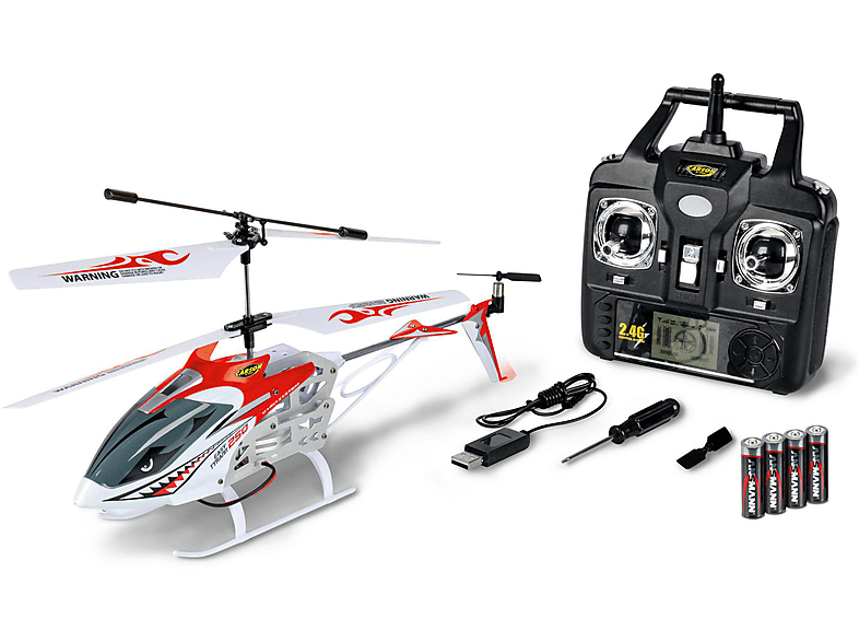CARSON 500507161 EASY TYRANN 2.4G ROT 250 100%RTF Rot Spielzeughelikopter