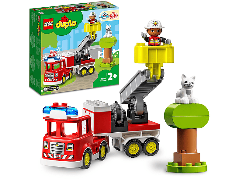 LEGO 10969 FEUERWEHRAUTO Bausatz, Mehrfarbig | MediaMarkt