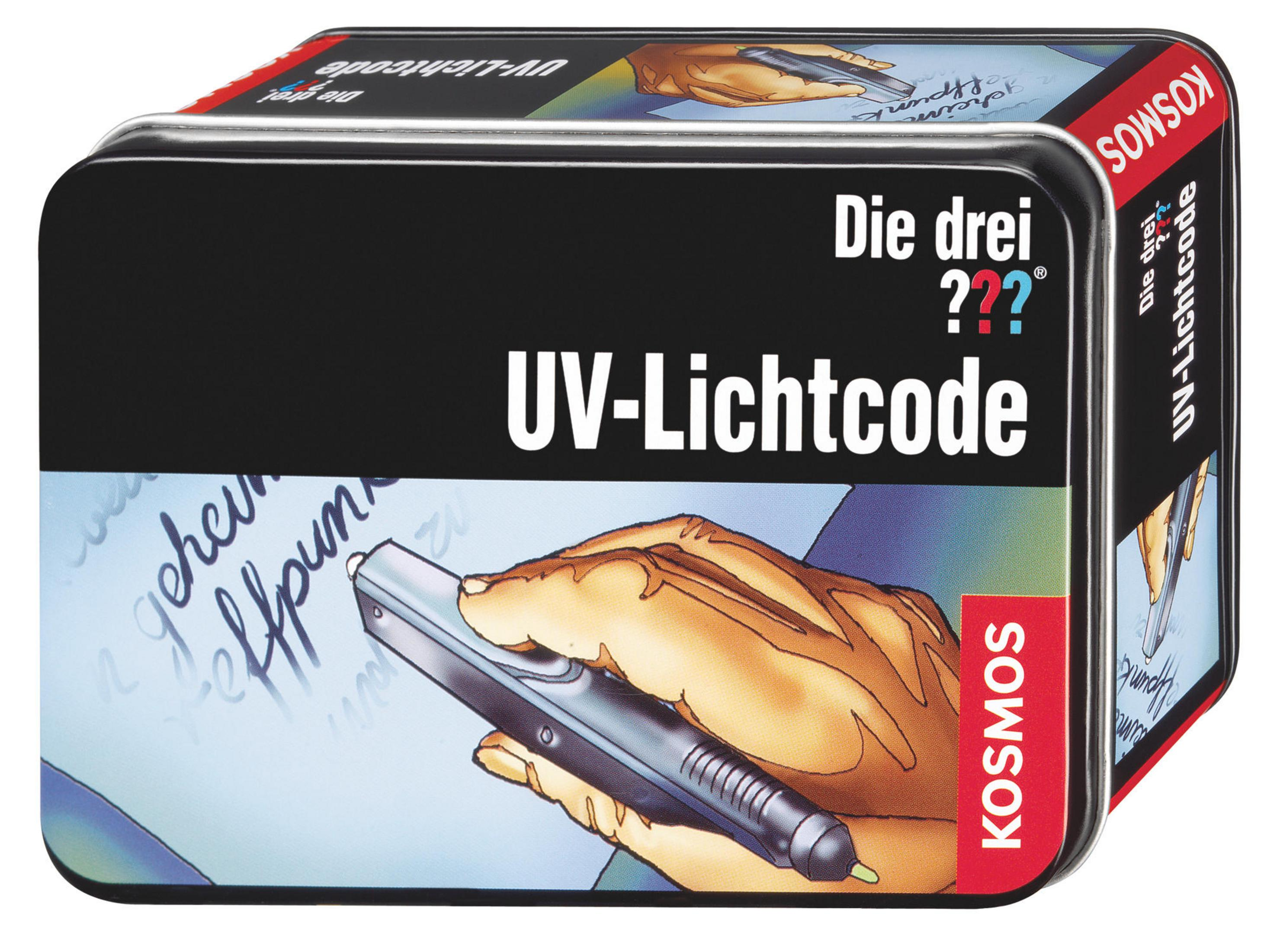 KOSMOS 631246 DREI ??? Detektiv-Set, UV-LICHTCODE Mehrfarbig