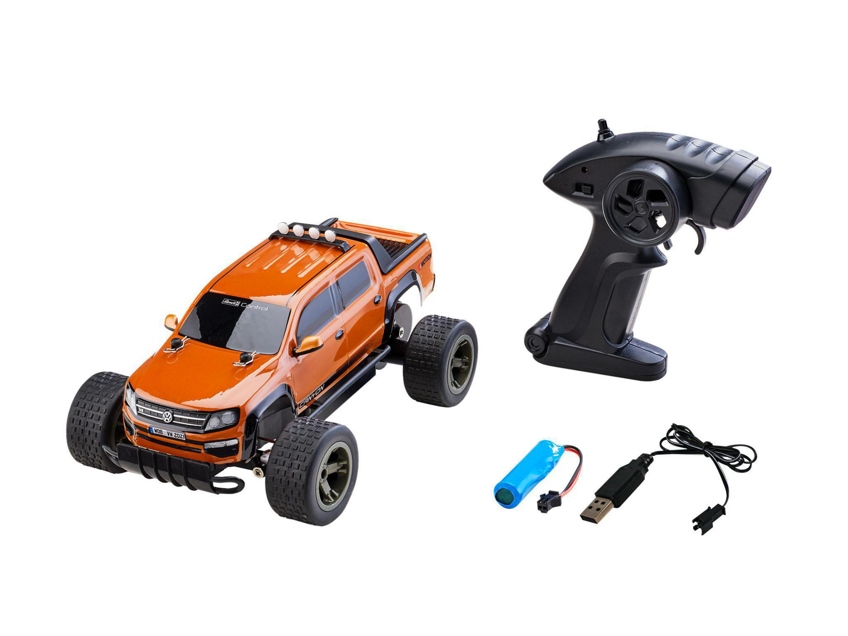 Spielzeugfahrzeug, REVELL R/C AMAROK 24456 VW TRUGGY Orange/Schwarz